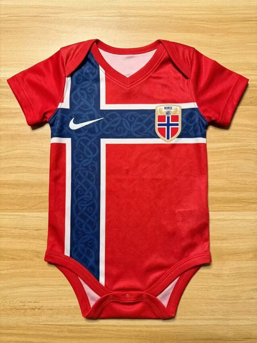 Norway 2026 Baby World Cup Home Soccer Jersey